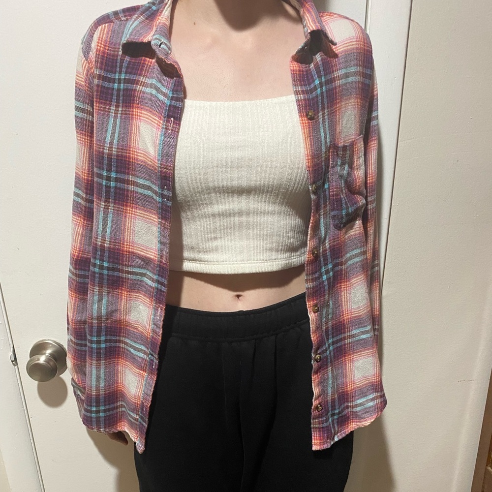 Hollister Long Sleeve Button Down Shirt